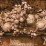 carving with finishing applied